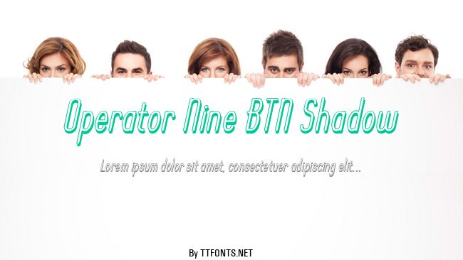 Operator Nine BTN Shadow example
