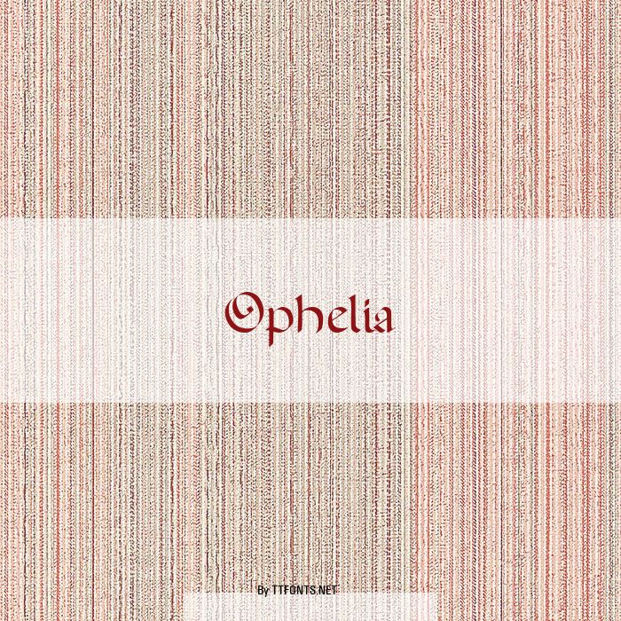 Ophelia example