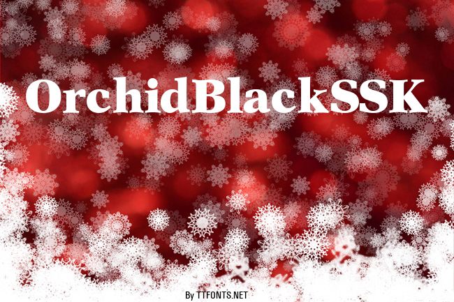 OrchidBlackSSK example