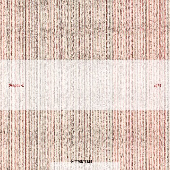 Oregon-Light example