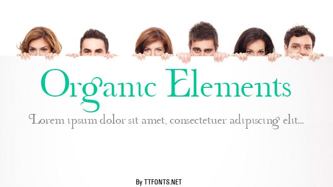 Organic Elements example