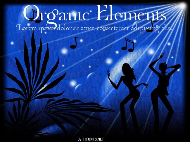 Organic Elements example