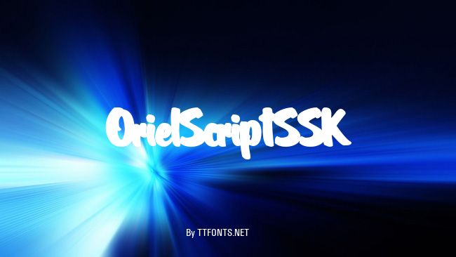 OrielScriptSSK example