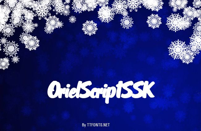 OrielScriptSSK example