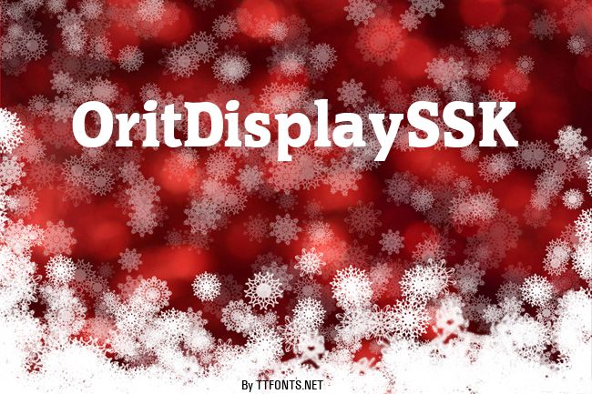 OritDisplaySSK example