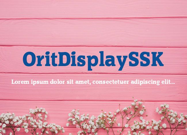 OritDisplaySSK example