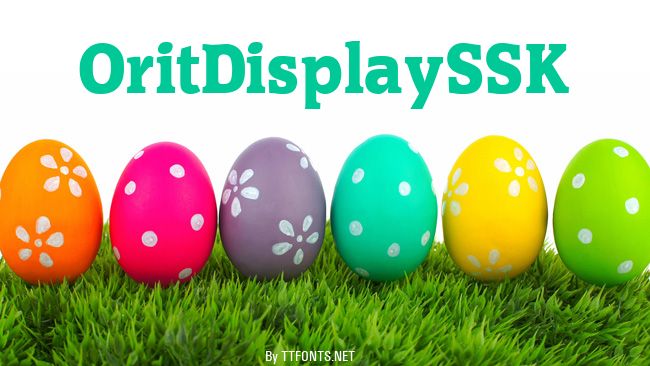 OritDisplaySSK example