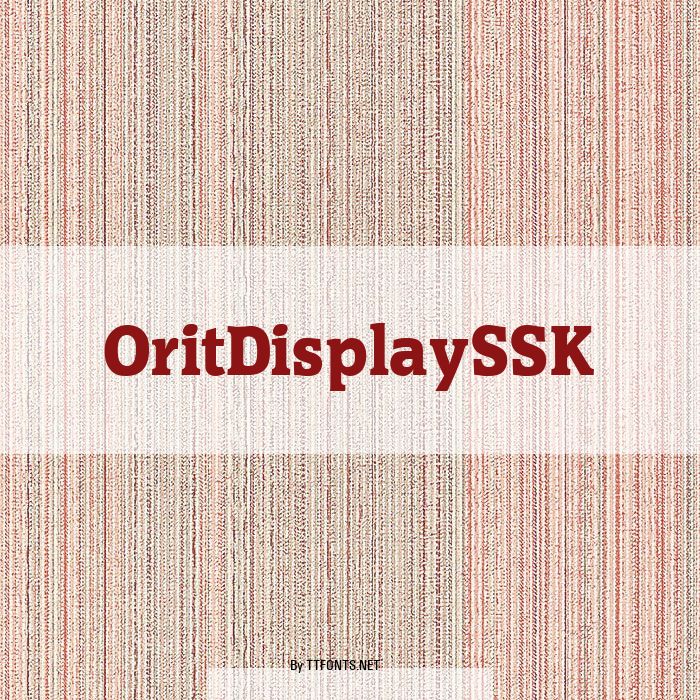 OritDisplaySSK example