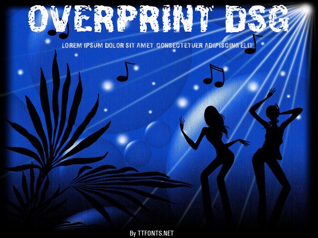 Overprint DSG example