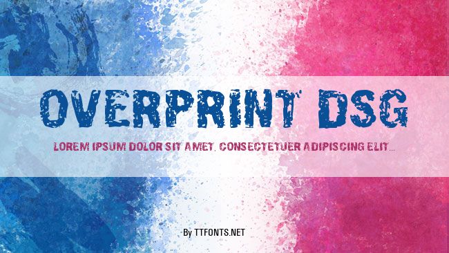 Overprint DSG example