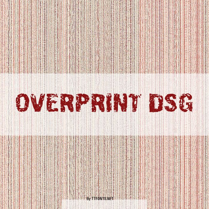 Overprint DSG example