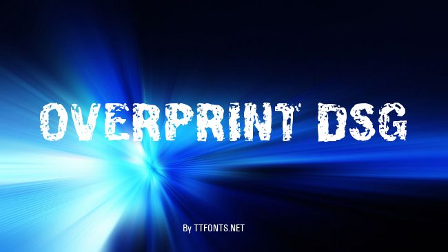 Overprint DSG example