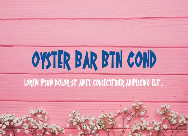Oyster Bar BTN Cond example
