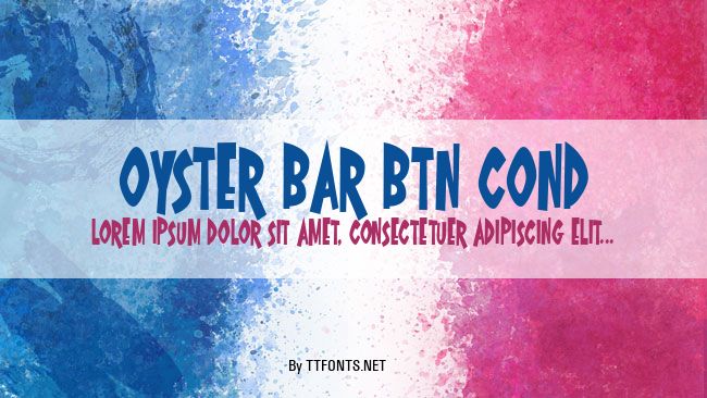 Oyster Bar BTN Cond example