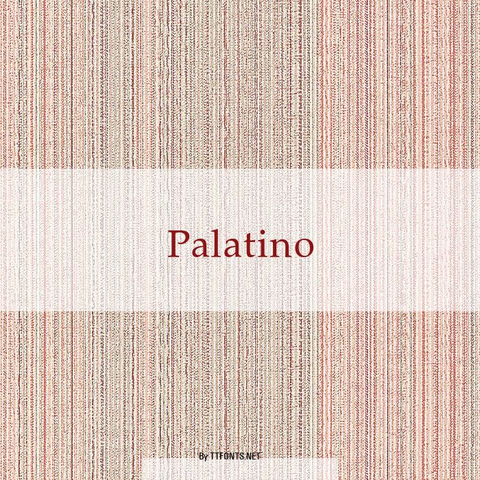 Palatino example