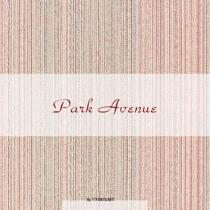 Park Avenue example