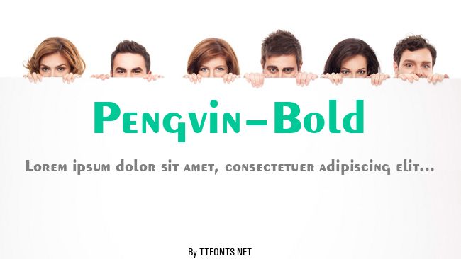 Pengvin-Bold example