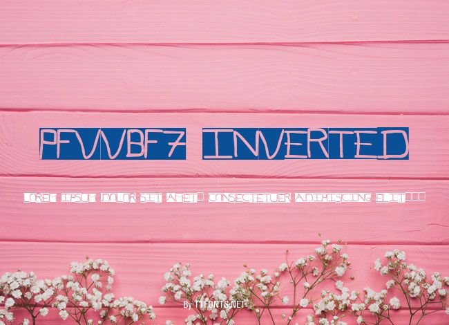 Pfvvbf7 inverted example
