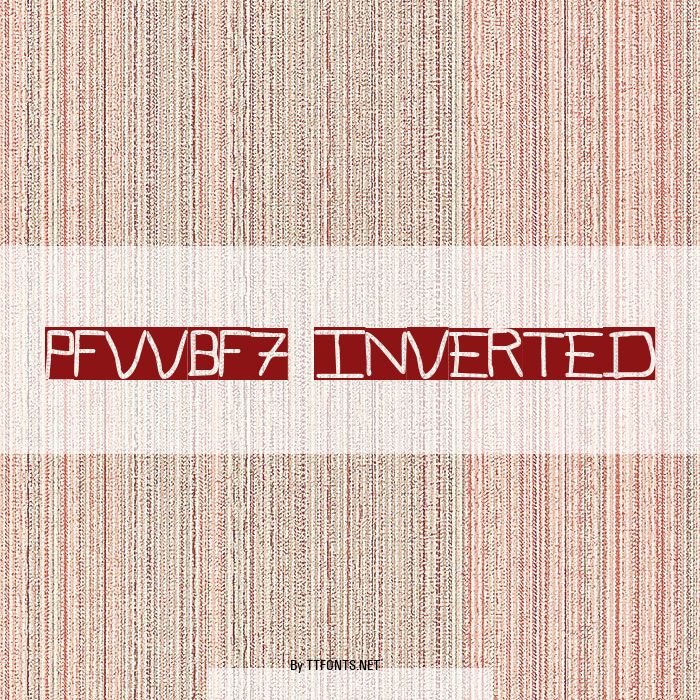 Pfvvbf7 inverted example