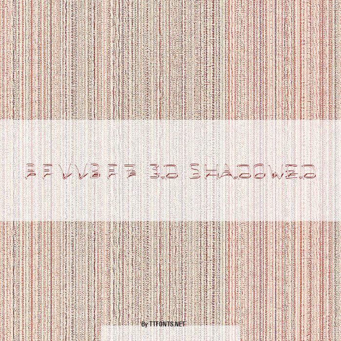 Pfvvbf7 3d shadowed example