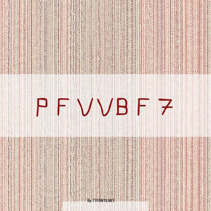 Pfvvbf7 example