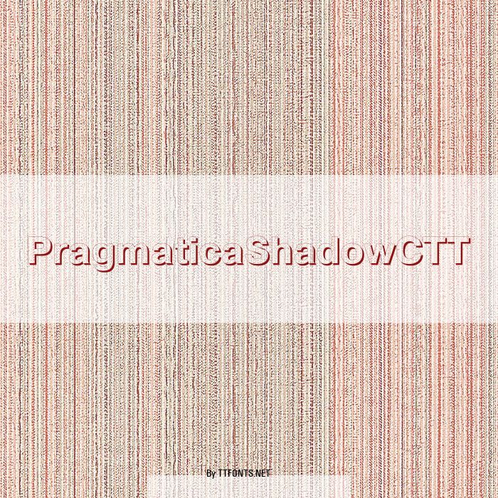 PragmaticaShadowCTT example