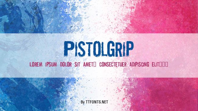 Pistolgrip example