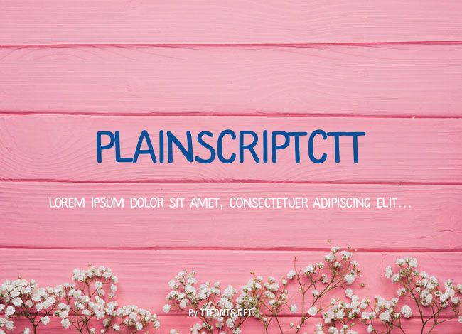PlainScriptCTT example
