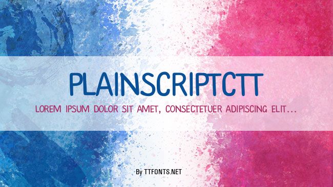 PlainScriptCTT example