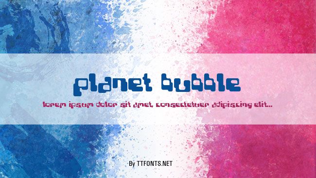 Planet Bubble example