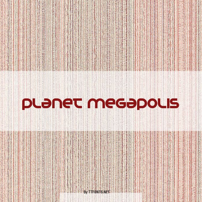 Planet Megapolis example