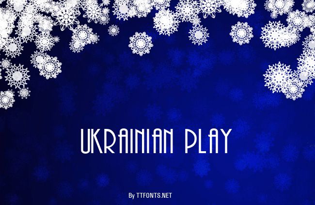 Ukrainian Play example