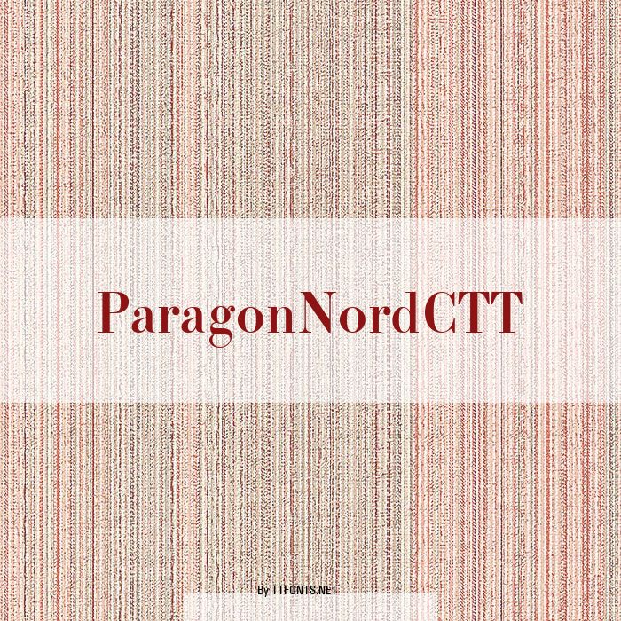 ParagonNordCTT example