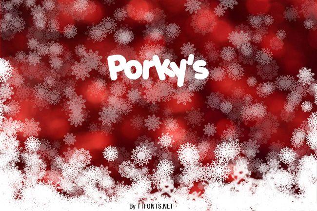 Porky's example
