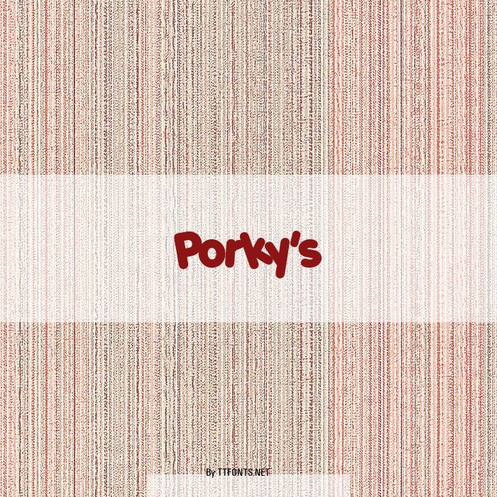 Porky's example