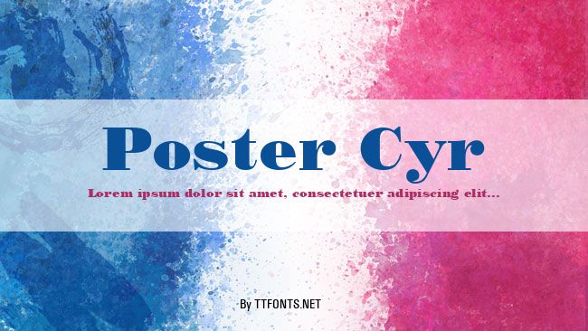 Poster Cyr example