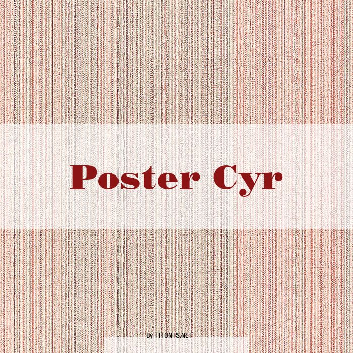 Poster Cyr example