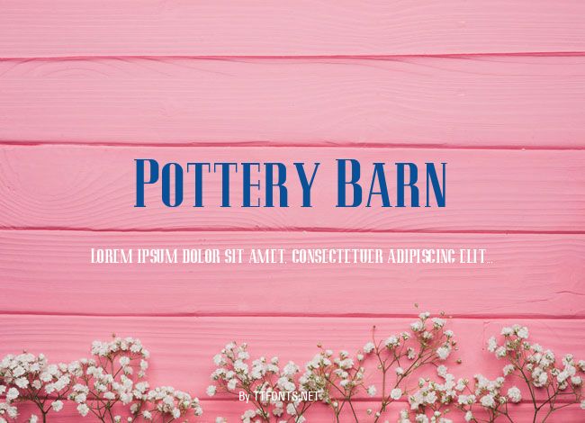 Pottery Barn example