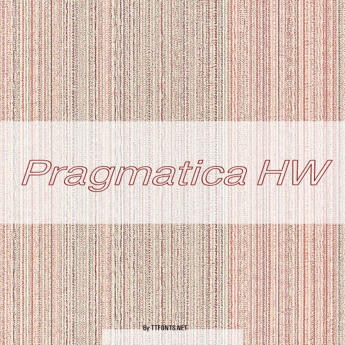 Pragmatica HW example