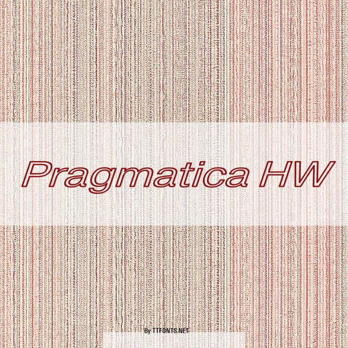 Pragmatica HW example