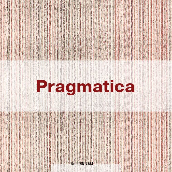 Pragmatica example