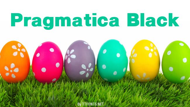 Pragmatica Black example