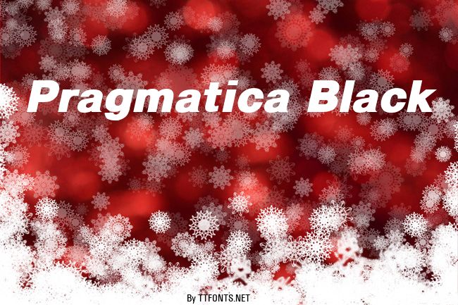 Pragmatica Black example