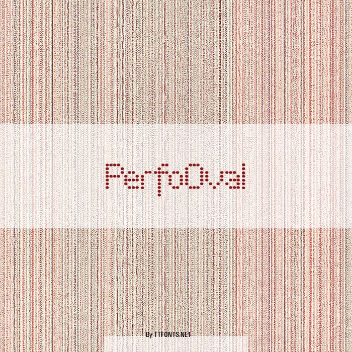 PerfoOval example