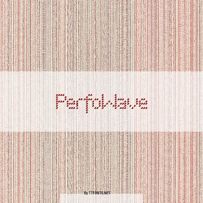 PerfoWave example