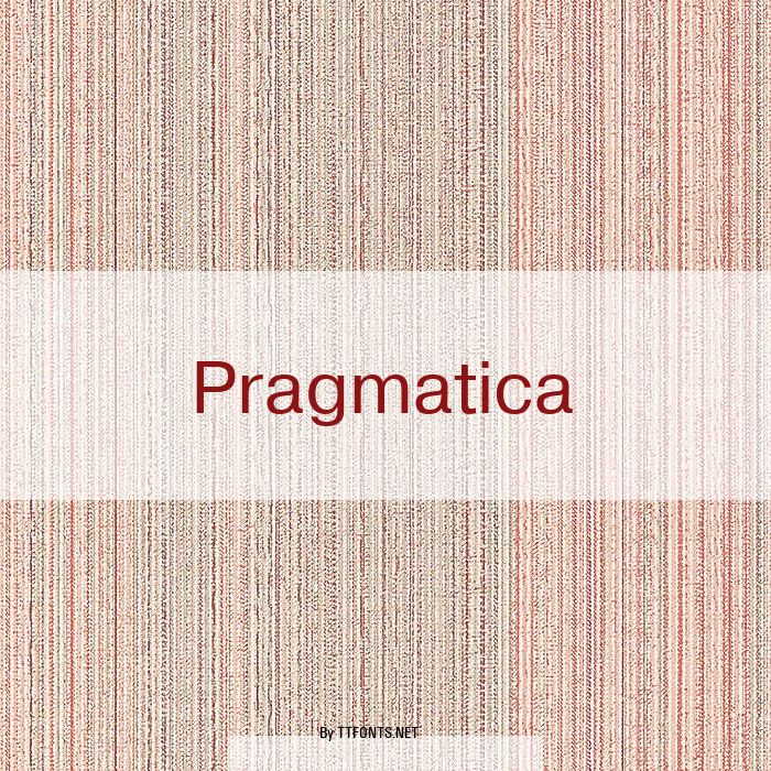 Pragmatica example
