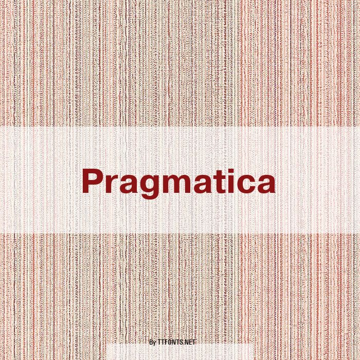 Pragmatica example