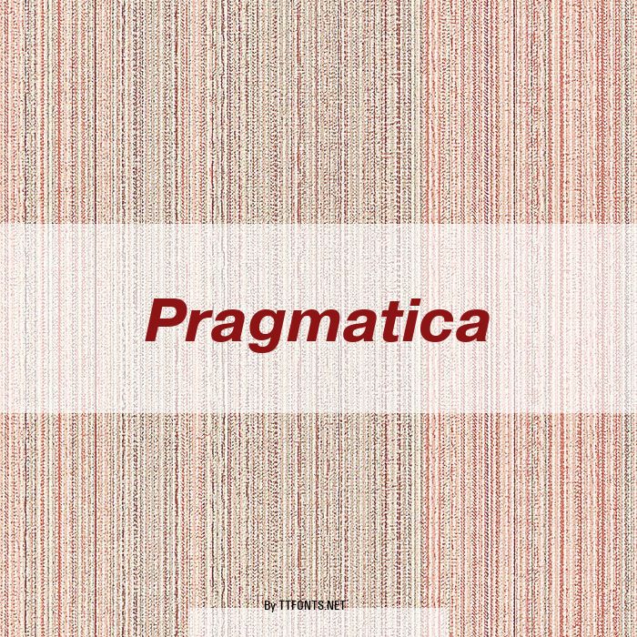 Pragmatica example
