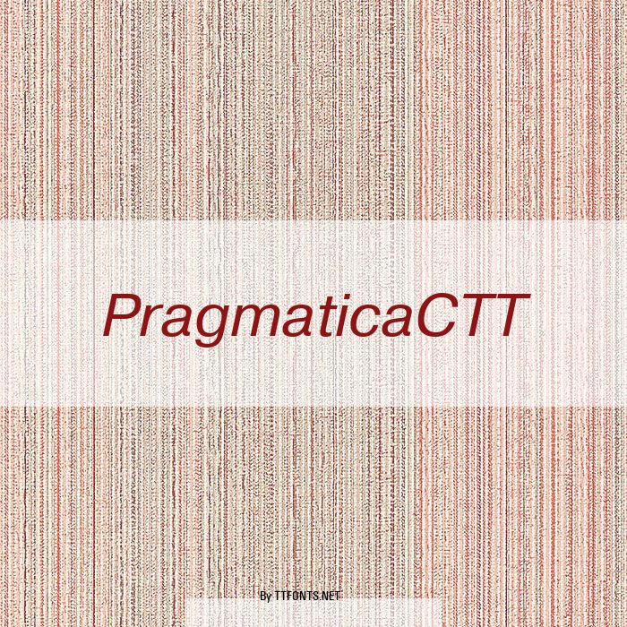 PragmaticaCTT example