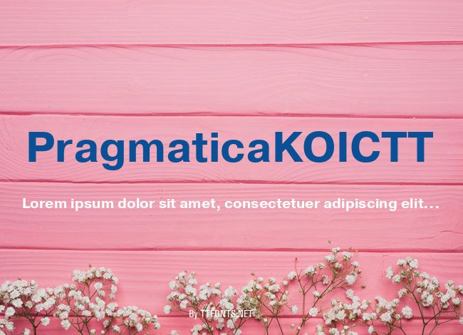 PragmaticaKOICTT example